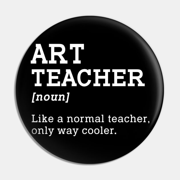 Art Teacher Back To School Gift Pin by kateeleone97023