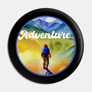 Let's Go on an Adventure Pin