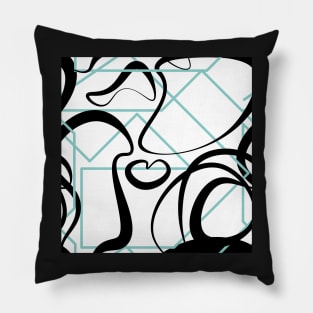 Abstract shapes geometric pattern Pillow