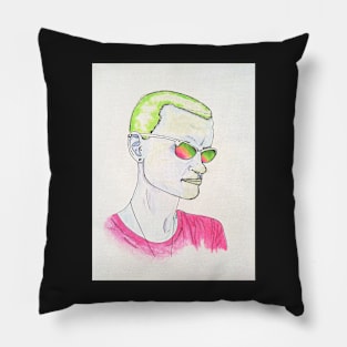 Neon Sunrise Pillow