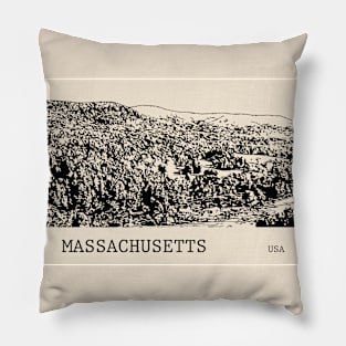 Massachusetts USA Pillow