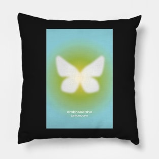 Embrace the Unknown Butterfly Aura Pillow