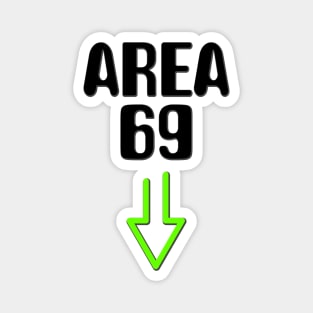 UFO Area 51 funny Magnet