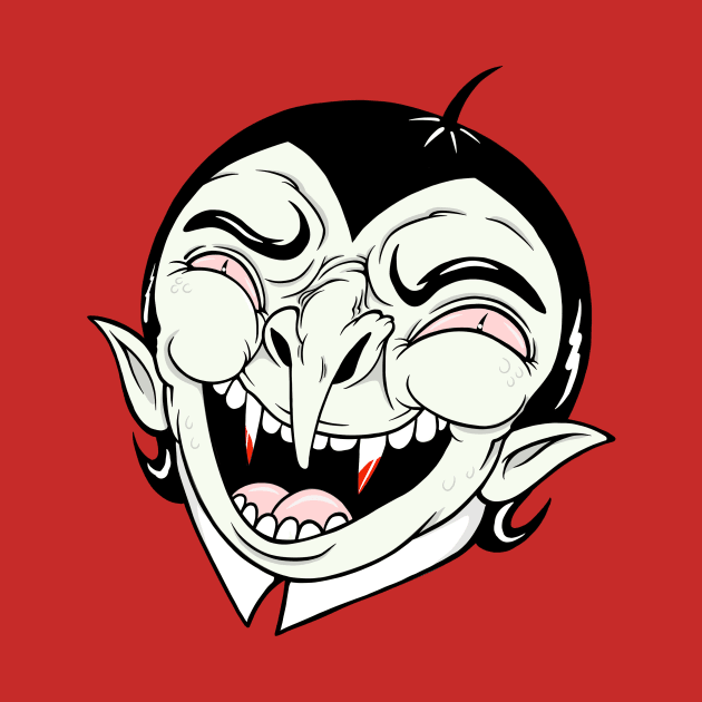 Vampire Face by flynnryanart