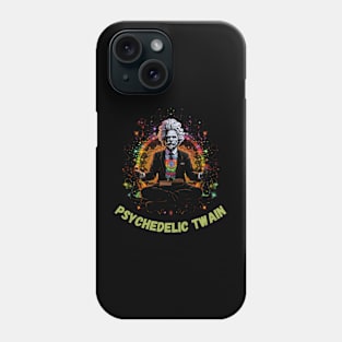 Mark Twain Zen Meditation Psychedelic Trippy Phone Case