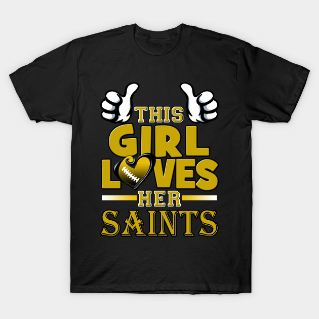 This Girl Loves Her Saints Football 