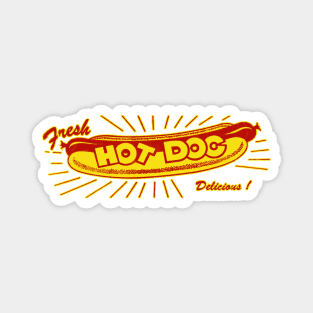 Fresh Hot Dog Magnet