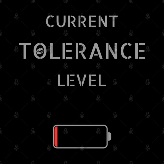 Tolerance level by Cavaleyn Designs