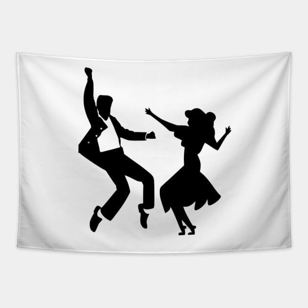 Rock & Roll Retro Tapestry by GourangaStore