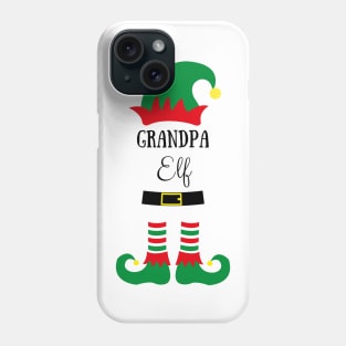 grandpa elf cute funny christmas gift elf family xmas Phone Case