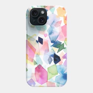 Colorful Crystals Gems and Agates Phone Case