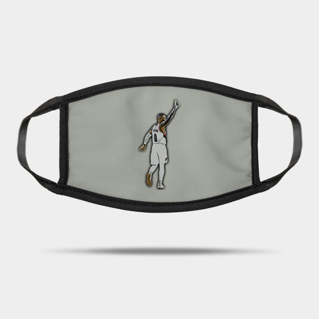 Damian Lillard Wave Okc Damian Lillard Mask Teepublic Uk