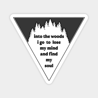 Into the Woods Triangle Magnet