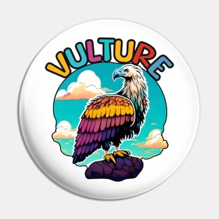 Animal Alphabet - V for Vulture Pin