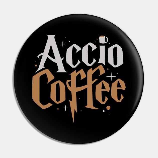 Accio Coffee Magic Pin by SabrinaEgger