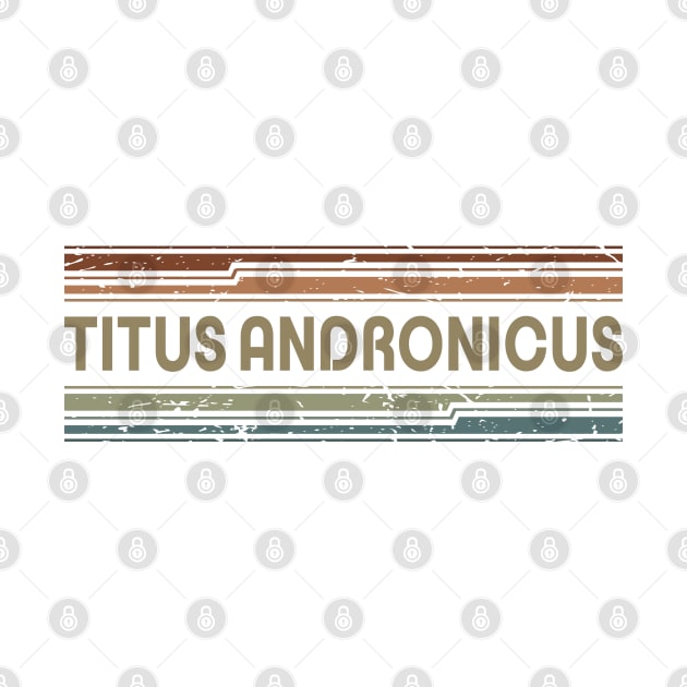 Titus Andronicus Retro Lines by casetifymask