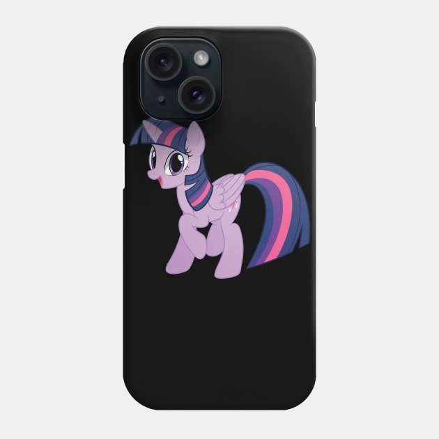 Magical Purple Book Horse Phone Case by NerdsDoingNerdyThings