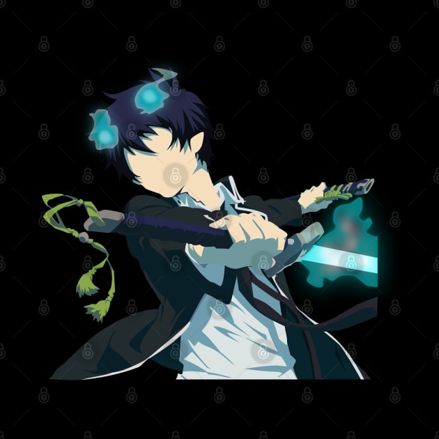 Rin Okumura Blue Exorcist by Lazareen