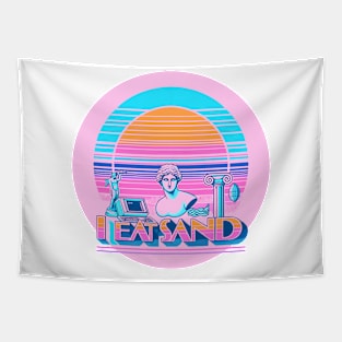 I eat sand - Random Weird Beach Lol Gen Z Humor Tapestry