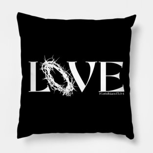 Unconditional Love (White) Pillow