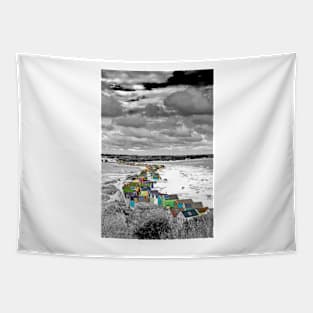 Hengistbury Head Beach Huts Bournemouth Dorset UK Tapestry