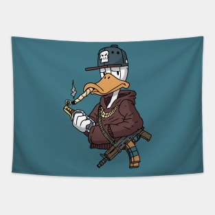 gangsta duck Tapestry