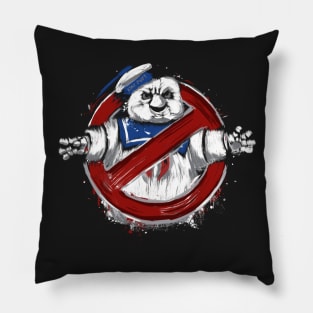 stay puft busted Pillow