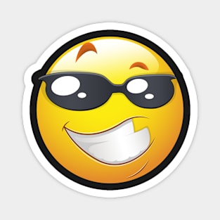 Cool Smiley Face Emoticon Magnet