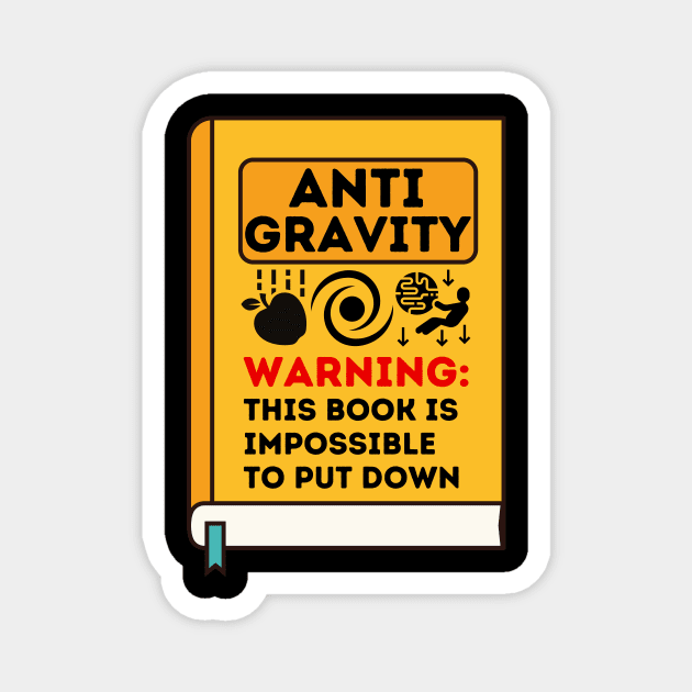 Anti Gravity Book: Impossible to put down Magnet by Caregiverology