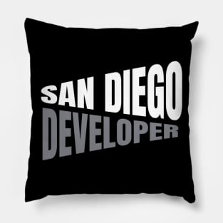 San Diego Developer Shirt for Men and Women Pillow