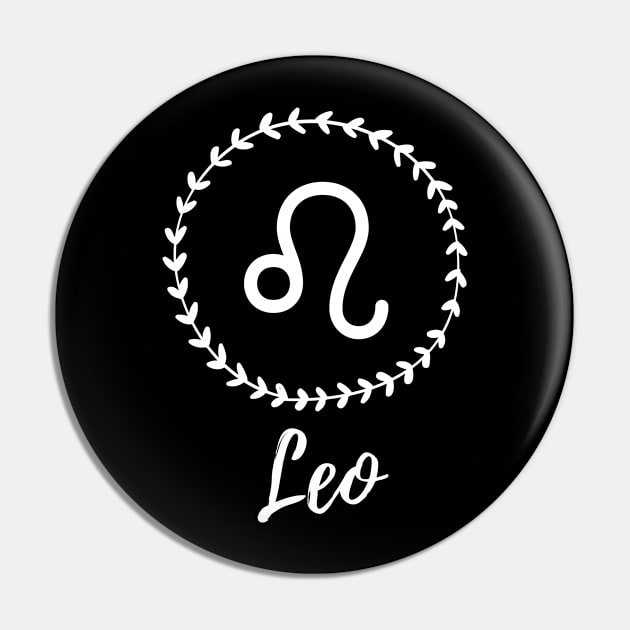 Leo Zodiac - Astrological Sign Pin by monkeyflip