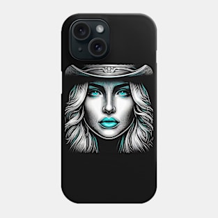 Artistic Face Lineart #11 Phone Case