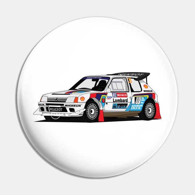 Peugeot 205 Group B Pin by kindacoolbutnotreally