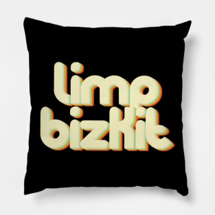 vintage color limp bizkit Pillow