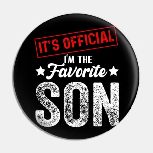 It's official i'm the favorite son, favorite son Pin