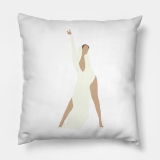 Kylie Minogue White Dress Can't Get You Out Of My Head Pillow