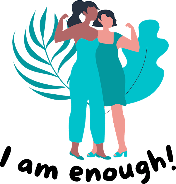 I am enough Kids T-Shirt by Eveline D’souza