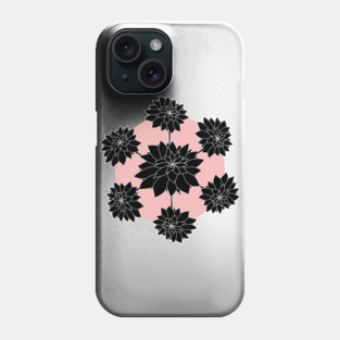 Black Dahlias Phone Case