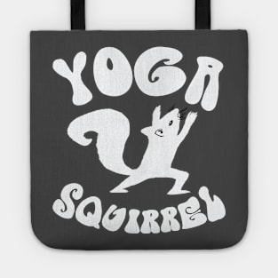 Yoga squirrel - funny squirrel design Tote