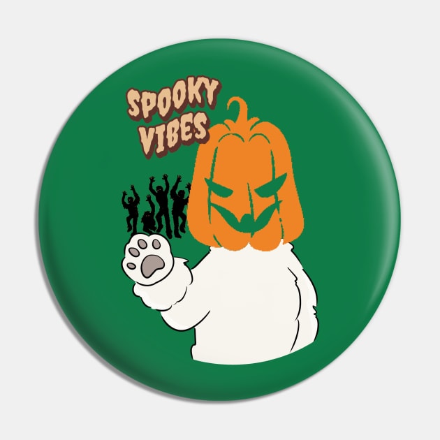 Spooky Vibes Pin by Cheeky BB