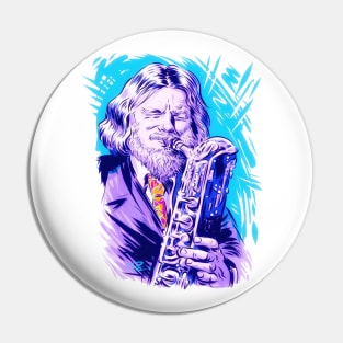 Gerry Mulligan - An illustration by Paul Cemmick Pin