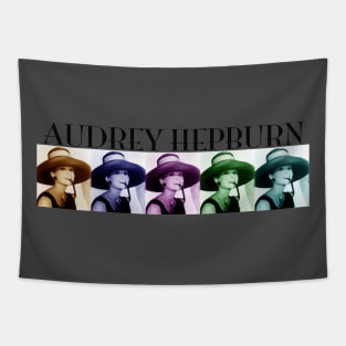 Audrey Hepburn Style Icon v2 Tapestry