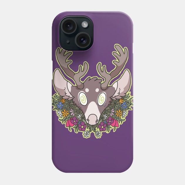 Deer Head Phone Case by goccart