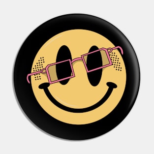 Smile and glases Pin