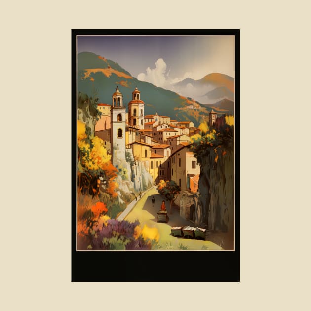 Vintage Travel Poster of the Italy by xephanghagngay