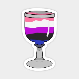 Genderfluid Goblet Magnet