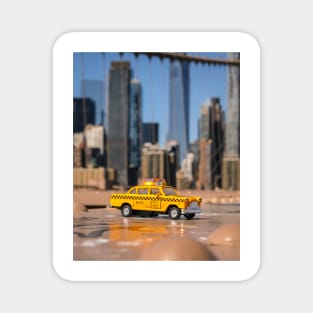 New York Yellow Taxi 2 Magnet