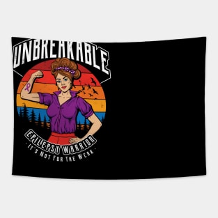 Unbreakable Epilepsy Warrior Tapestry