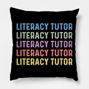 Literacy tutor women thank you appreciation literacy tutor Pillow