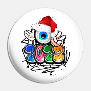 2023 Funny Santa T-Shirt Pin